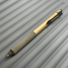 Load image into Gallery viewer, > Spoke Click Model C: Champagne Aluminum / Matte Titanium Knurled Grip