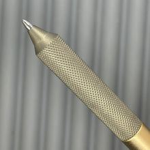 Load image into Gallery viewer, > Spoke Click Model C: Champagne Aluminum / Matte Titanium Knurled Grip