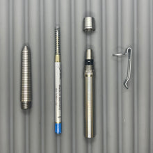 Load image into Gallery viewer, > Spoke Click Model C: Shiny Titanium / Taper Grip