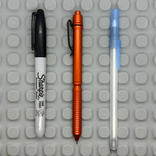 Load image into Gallery viewer, > Spoke Click Model CX: Orange Aluminum / Grooved Cylindrical Grip