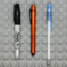 Load image into Gallery viewer, > Spoke Click Model C: Aluminum, Lava Orange / Grooved Cylindrical Grip