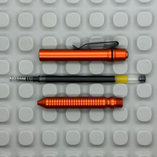 Load image into Gallery viewer, > Spoke Click Model CX: Orange Aluminum / Grooved Cylindrical Grip