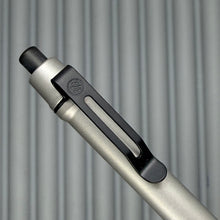 Load image into Gallery viewer, > Spoke Click Model C: Matte Titanium /  Knurled Grip (black accents)