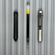 Load image into Gallery viewer, > Spoke Click Model CX: Reverse Taper, Matte/Black PVD Titanium