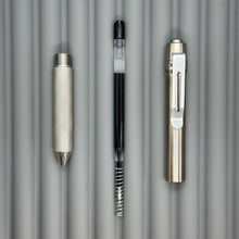 Load image into Gallery viewer, > Spoke Click Model C: Shiny Titanium /  Knurled Grip