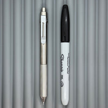 Load image into Gallery viewer, > Spoke Click Model C: Shiny Titanium /  Knurled Grip