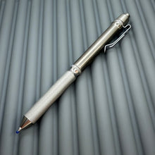 Load image into Gallery viewer, > Spoke Click Model CX: Shiny Titanium / Knurled Grip