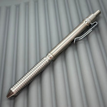 Load image into Gallery viewer, > Spoke Click Model CX: Shiny Titanium / Grooved Grip