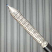 Load image into Gallery viewer, > Spoke Click Model CX: Black Aluminum Barrel / Matte Titanium Grooved Grip