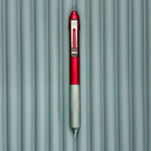 Load image into Gallery viewer, > Spoke Click Model C: Aluminum, Red / Matte Titanium Knurled Grip