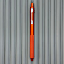 Load image into Gallery viewer, > Spoke Click Model CX: Lava Orange Aluminum / Knurled Cylindrical Grip (silver clip)