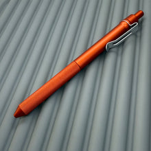 Load image into Gallery viewer, > Spoke Click Model CX: Lava Orange Aluminum / Knurled Cylindrical Grip (silver clip)