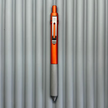 Load image into Gallery viewer, > Spoke Click Model C: Aluminum, Lava Orange / Matte Titanium Knurled Grip