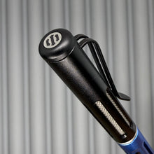 Load image into Gallery viewer, Spoke Pen 2 / Blue with Black Slot Cap & Knurled Ti Grip