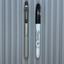 Load image into Gallery viewer, > Spoke Click Model CX: Matte Titanium / Knurled Grip (black accents)