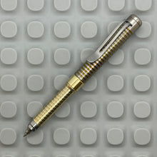 Load image into Gallery viewer, #spokehack Roady Brass with Titanium Gold Stripe Cap