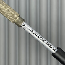 Load image into Gallery viewer, > Spoke Click Model C: Black Aluminum / Matte Titanium Knurled Grip