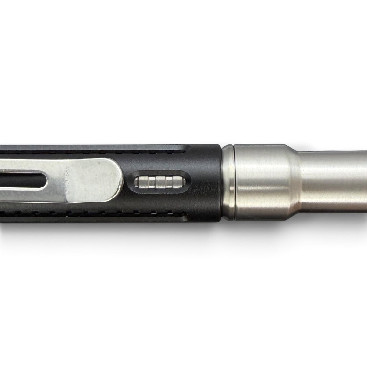 Roady / Titanium - Groove Grip - Slotted Black Aluminum Cap