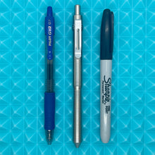 Load image into Gallery viewer, > Spoke Click Model CX: Shiny Titanium / Reverse Taper Grip