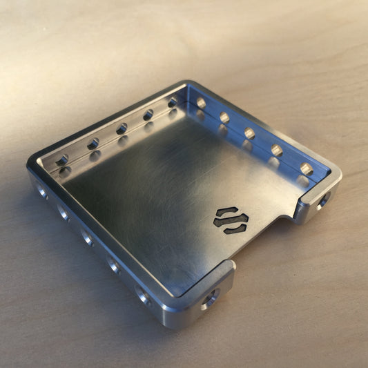 Spoke Note... a custom machined aluminum note holder from Spoke Design