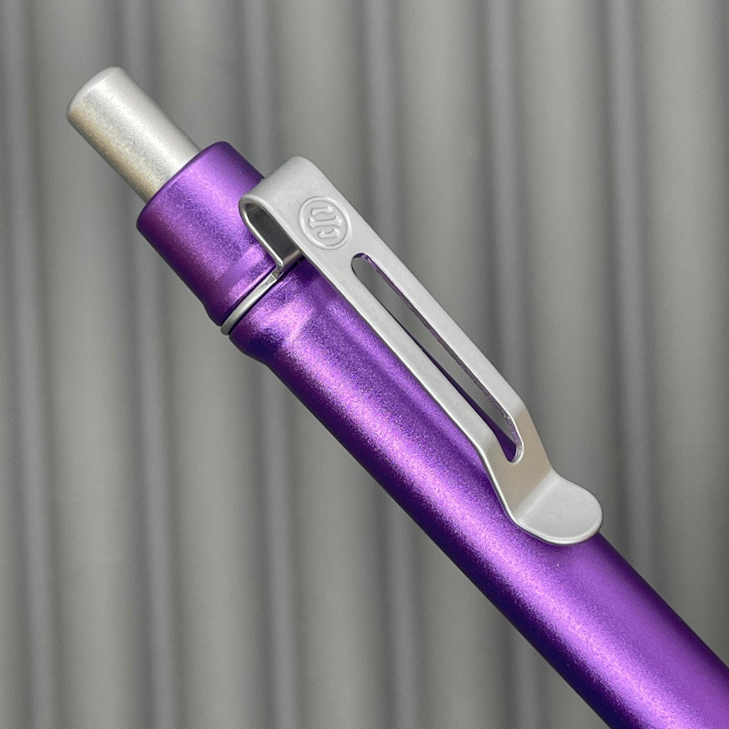 > Spoke Click Model C Aluminum: Lavender / Knurled Grip