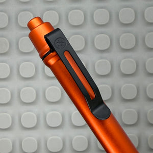 > Spoke Click Model C: Aluminum, Lava Orange / Grooved Cylindrical Grip