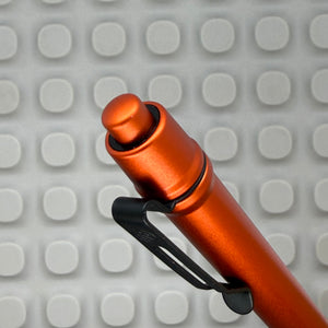 > Spoke Click Model C: Aluminum, Lava Orange / Grooved Cylindrical Grip