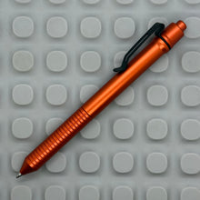 Load image into Gallery viewer, &gt; Spoke Click Model C: Aluminum, Lava Orange / Grooved Cylindrical Grip