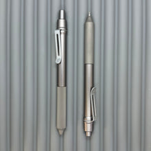 Load image into Gallery viewer, > Spoke Click Model C: Gunmetal Ano Aluminum /  Matte Titanium Flat Knurled Grip