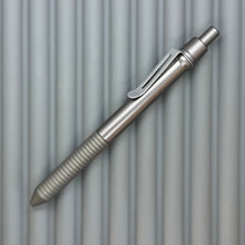 Load image into Gallery viewer, > Spoke Click Model C: Gunmetal Ano Aluminum /  Matte Titanium Grooved Grip