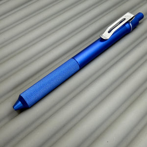 > Spoke Click Model C: Aluminum, Blue / Knurled aluminum Grip