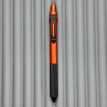 Load image into Gallery viewer, &gt; Spoke Click Model C: Aluminum, Lava Orange / Black Knurled Grip