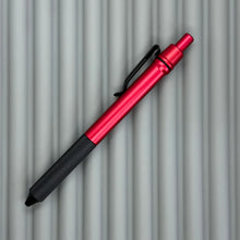 Load image into Gallery viewer, &gt; Spoke Click Model C: Aluminum, Red / Black Knurled Grip