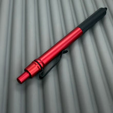 Load image into Gallery viewer, &gt; Spoke Click Model C: Aluminum, Red / Black Knurled Grip