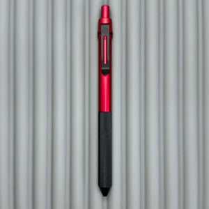 > Spoke Click Model CX: Red Aluminum / Black Knurled Aluminum Grip