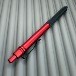 > Spoke Click Model CX: Red Aluminum / Black Knurled Aluminum Grip