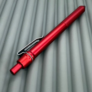 > Spoke Click Model C: Aluminum, Red / Grooved Aluminum Grip