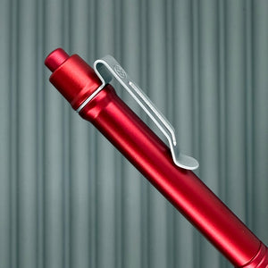 > Spoke Click Model C: Aluminum, Red / Grooved Aluminum Grip