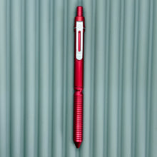 Load image into Gallery viewer, &gt; Spoke Click Model CX: Red Aluminum / Red Grooved Cylindrical Grip