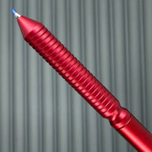 Load image into Gallery viewer, &gt; Spoke Click Model CX: Red Aluminum / Red Grooved Cylindrical Grip