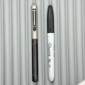 Spoke Pen 2 / Black & Titanium Groove