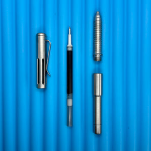 Roady XL / Slot Cap - Groove Grip - Lightly Brushed Titanium