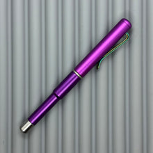 Load image into Gallery viewer, Roady XL / Purple - matte knurl Titanium grip &amp; Rainbow Clip
