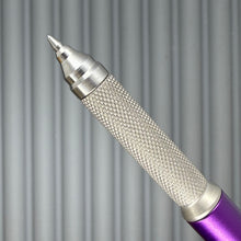Load image into Gallery viewer, Roady XL / Purple - matte knurl Titanium grip &amp; Rainbow Clip