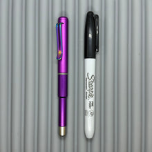 Load image into Gallery viewer, Roady XL / Purple - matte milligroove Titanium grip &amp; Rainbow Clip