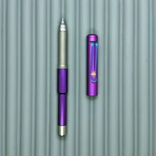Load image into Gallery viewer, Roady XL / Purple - matte milligroove Titanium grip &amp; Rainbow Clip