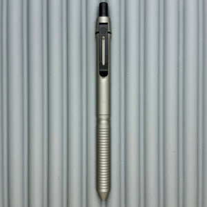 > Spoke Click Model CX: Matte Titanium / Grooved Grip (black accents)