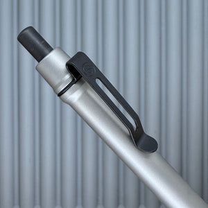 > Spoke Click Model CX: Matte Titanium / Grooved Grip (black accents)