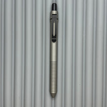 Load image into Gallery viewer, &gt; Spoke Click Model C: Matte Titanium /  Grooved Grip (black accents)