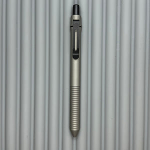 > Spoke Click Model C: Matte Titanium /  Grooved Grip (black accents)